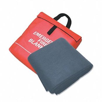 SELLSTROM Fire Blanket 5 ft W 6 ft L Gray, 5UPX6