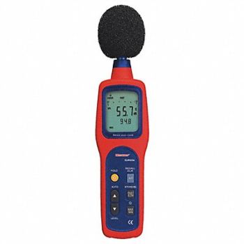 WESTWARD Digital Sound Level Meter A C Weighted, 5URG5