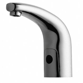 Mid Arc Chrome Chicago Faucets HyTronic, 5UTN9