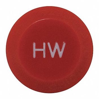 CHICAGO FAUCETS Button Hot Water, 5UTP6