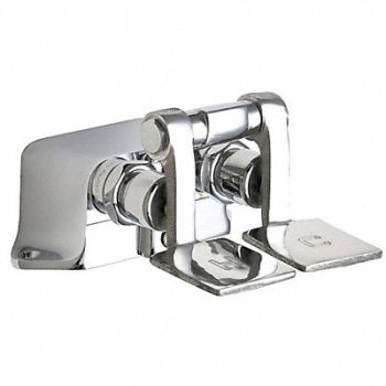 CHICAGO FAUCETS Double Foot Pedal Box, 5UTU6