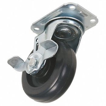 GRAINGER APPROVED Standard Plate Caster Swivel 220 lb., 5UX74