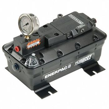 ENERPAC Pump Air/Hyd 5000 PSI 0.65 Gal w/Gauge, 5UXA8