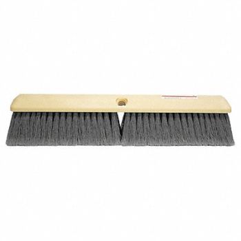 TOUGH GUY Push Broom Head Threaded 14 Sweep Face, 5UYF7