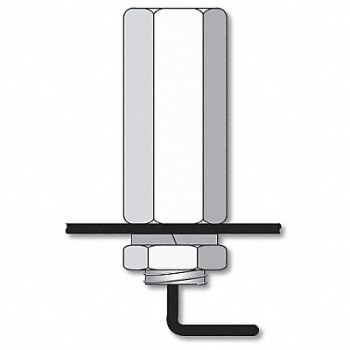 CHECKERS INDUSTRIAL PROD INC Easy Mount Adapter with Hot Wire, 5UYR4