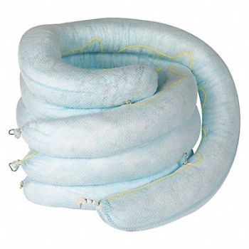 BRADY SPC ABSORBENTS Absorb Boom Oil-Based Liquids 10ft L PK4, 5UZ41