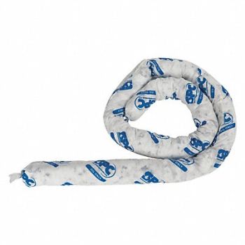 BRADY SPC ABSORBENTS Absorb Sock Oil-Based Liquids 8ft L PK6, 5UZ56