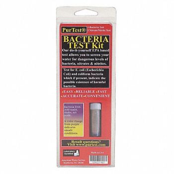 PURTEST Water Test Kit Coliform Bacteria, 5UZ79
