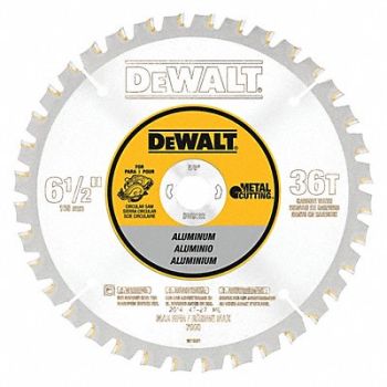 DEWALT Circular Saw Blade Blade Dia 6-1/2 in., 5VC81