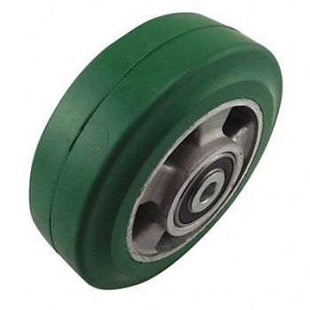 GRAINGER APPROVED Nonmark RBBR Tread Al Core Wheel, 5VF33
