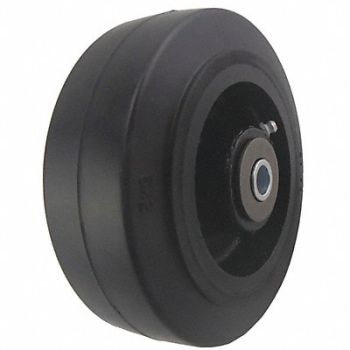 GRAINGER APPROVED RBBR Tread on Iron Core Wheel 6, 5VF36
