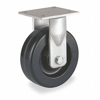 GRAINGER APPROVED Kingpinless Plate Caster Rigid 700 lb., 5VF60