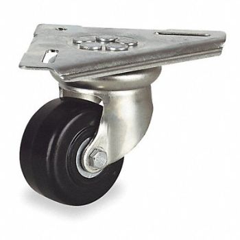 GRAINGER APPROVED Kingpinless Plate Caster Swivel 550 lb., 5VF68