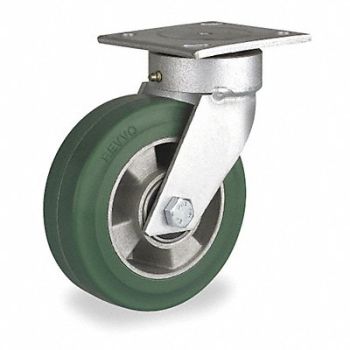 GRAINGER APPROVED Kingpinless Plate Caster Swivel 880 lb., 5VF75
