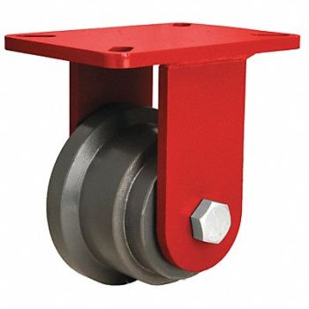 HAMILTON Single-Flange Track-Wheel Plate Caster, 5VG04