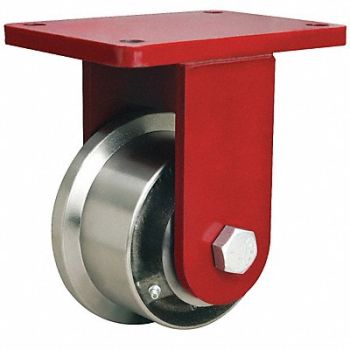 HAMILTON Single-Flange Track-Wheel Plate Caster, 5VG06