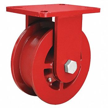 HAMILTON Dual-Flange Track Wheel Plate Caster, 5VG07