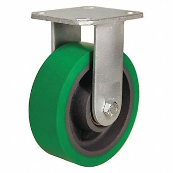 GRAINGER APPROVED Standard Plate Caster Rigid 1250 lb., 5VG64