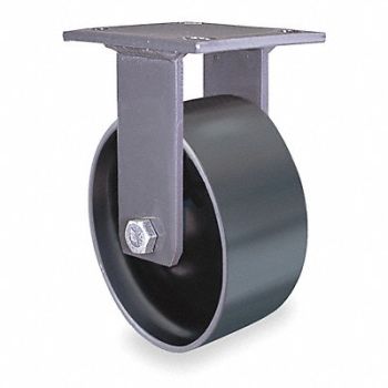 GRAINGER APPROVED Standard Plate Caster Rigid 2000 lb., 5VG65