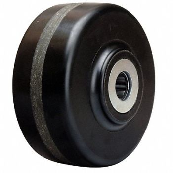 GRAINGER APPROVED Phenolic Tread Wheel 6 1800 lb., 5VJ70