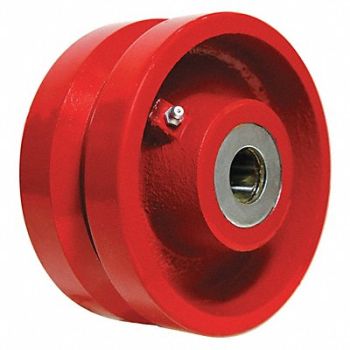 GRAINGER APPROVED V-Groove Track Wheel 6 Wheel Dia, 5VJ71