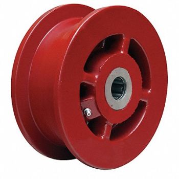 GRAINGER APPROVED Double Flange Track Wheel 6 Wheel Dia, 5VK08