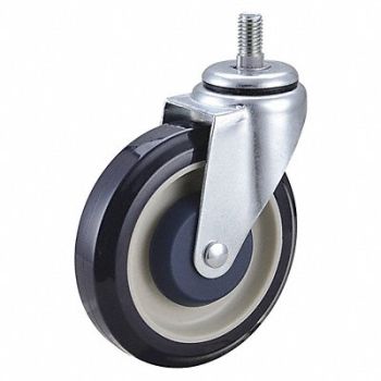 GRAINGER APPROVED Threaded Stem Caster for Shopping Carts, 5VN80