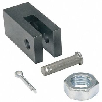 SPEEDAIRE Rod Clevis For 1-1/8 In Bore Alum, 5VNY1
