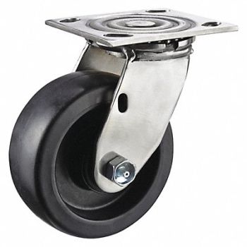 GRAINGER APPROVED Standard Plate Caster Swivel 550 lb., 49H619