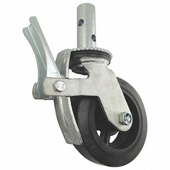 GRAINGER APPROVED Total-Lock Bolt-In Round Stem Caster, 5VP46