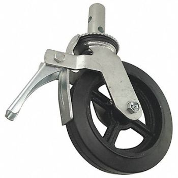 GRAINGER APPROVED Total-Lock Bolt-In Round Stem Caster, 5VP47