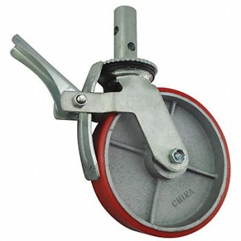 GRAINGER APPROVED Total-Lock Bolt-In Round Stem Caster, 5VP49