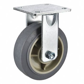 GRAINGER APPROVED Standard Plate Caster Rigid 500 lb., 5VP86
