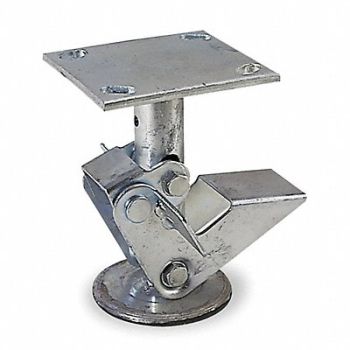 GRAINGER APPROVED Floor Lock Steel 8 Mount H, 5VR26