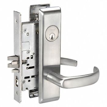 YALE Lever Lockset Mechanical Entrance, 4ECN7
