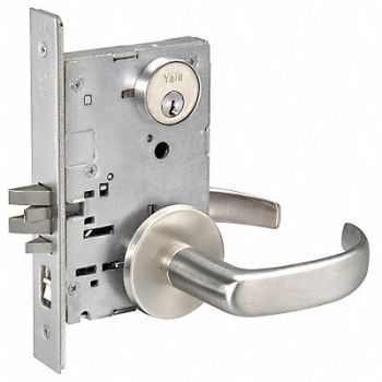 YALE Lever Lockset Mechanical Entrance, 4ECR1