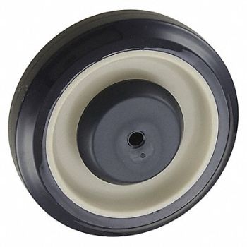 GRAINGER APPROVED PUR Tread on Plastic Core Wheel, 5VT65
