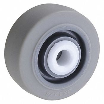 GRAINGER APPROVED Nonmark RBBR Tread Plastic Core Wheel, 5VT71