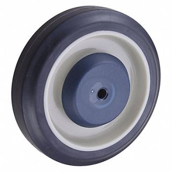 GRAINGER APPROVED Nonmark RBBR Tread Plastic Core Wheel, 5VT77