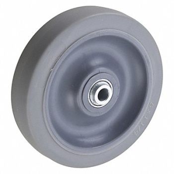 GRAINGER APPROVED Nonmark RBBR Tread Plastic Core Wheel, 5VT78