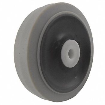 GRAINGER APPROVED Nonmark RBBR Tread Plastic Core Wheel, 5VT79