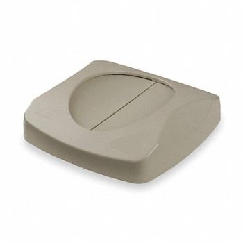 RUBBERMAID COMMERCIAL PRODUCTS Trash Can Top Drop Top Swing Closure, 5W006