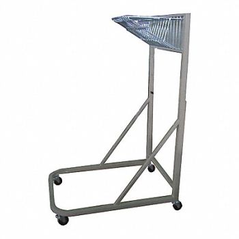 GRAINGER APPROVED Pivot Mobile Stand 43 1/2 to 61 1/2 In H, 5W268