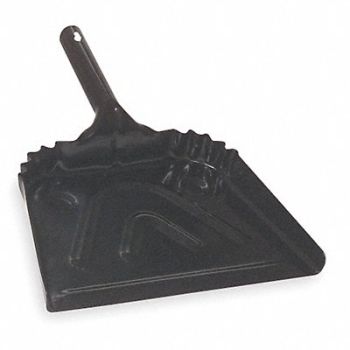 TOUGH GUY Handheld Dust Pan Black, 5W639