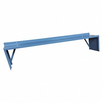 GRAINGER APPROVED Shelf Riser 72 W x 10 D x 12 in H Gray, 5W673