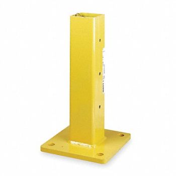 GRAINGER APPROVED Guard Post Center Single H18 1/2In, 5W809