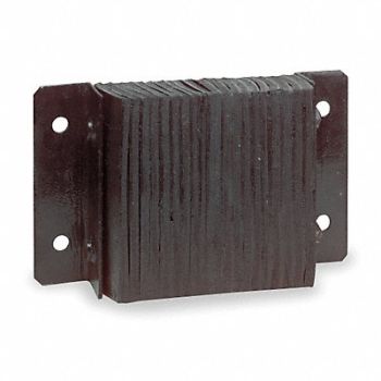 GRAINGER APPROVED Dock Bumper 12x4-1/2x32-3/4 in Rubber, 5W827