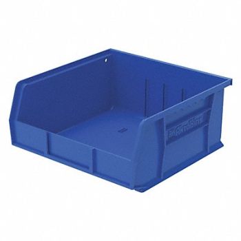 AKRO-MILS F8699 Hang and Stack Bin Blue Plastic 5 in, 5W867