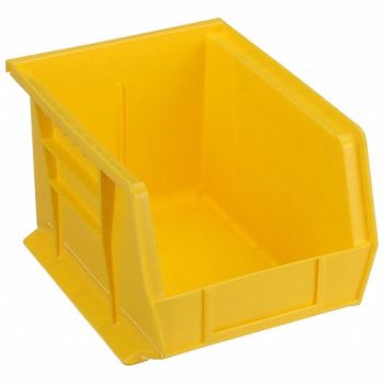 AKRO-MILS F8698 Hang and Stack Bin Yellow Plastic 7 in, 5W873