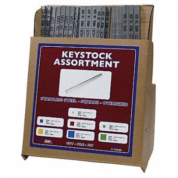 GRAINGER APPROVED Key Stock Kit 31 PC, 5WB10